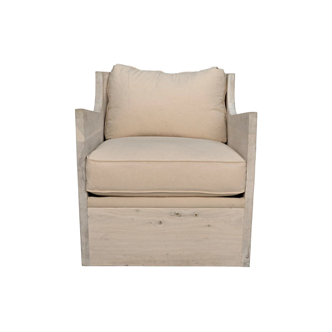 CFC Furniture Angle Chair, Reclaimed Oak Frame