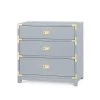 Bungalow 5 - Victoria 3-Drawer Side Table In Gray