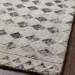 Loloi Rugs Justina Blakeney Yeshaia Rug Collection - YES-02 Black/Neutral