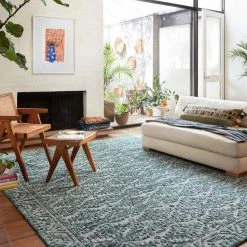 Loloi Rugs Justina Blakeney Yeshaia Rug Collection - YES-08 Teal/Dove