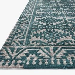 Loloi Rugs Justina Blakeney Yeshaia Rug Collection - YES-08 Teal/Dove