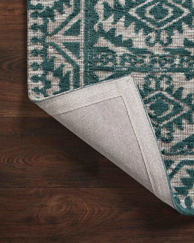 Loloi Rugs Justina Blakeney Yeshaia Rug Collection - YES-08 Teal/Dove