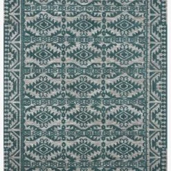 Loloi Rugs Justina Blakeney Yeshaia Rug Collection - YES-08 Teal/Dove