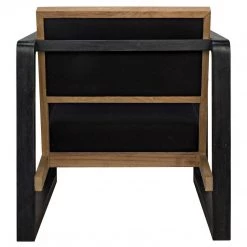 Noir Furniture Noir Mala Chair, Charcoal Black