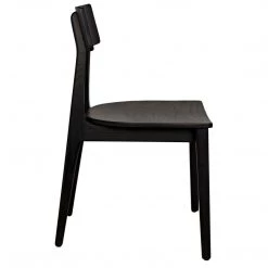 Dining Chairs Noir Furniture Kimi Chair, Charcoal Black