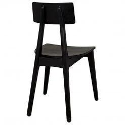 Dining Chairs Noir Furniture Kimi Chair, Charcoal Black