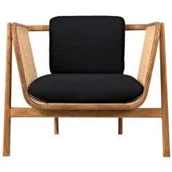 Noir Furniture Balin Chair W/Caning