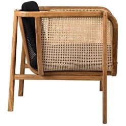 Noir Furniture Balin Chair W/Caning
