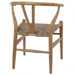 Dining Chairs Noir Furniture Zola Chair With Rush Seat, Natural