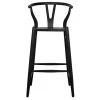 Bar & Counter Stools Noir Furniture Zola Barstool, Charcoal Black