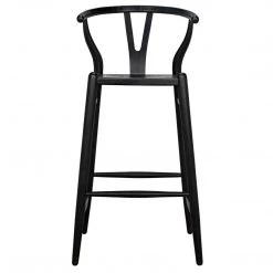 Bar & Counter Stools Noir Furniture Zola Barstool, Charcoal Black
