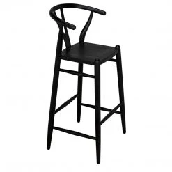 Bar & Counter Stools Noir Furniture Zola Barstool, Charcoal Black