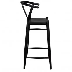 Bar & Counter Stools Noir Furniture Zola Barstool, Charcoal Black
