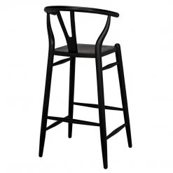 Bar & Counter Stools Noir Furniture Zola Barstool, Charcoal Black