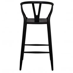 Bar & Counter Stools Noir Furniture Zola Barstool, Charcoal Black