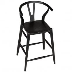 Bar & Counter Stools Noir Furniture Zola Counter Stool, Charcoal Black