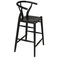 Bar & Counter Stools Noir Furniture Zola Counter Stool, Charcoal Black