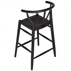 Bar & Counter Stools Noir Furniture Zola Counter Stool, Charcoal Black