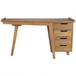 Noir Furniture Kennedy Desk, Natural