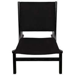 Noir Furniture Boomerang Chair, Charcoal Black
