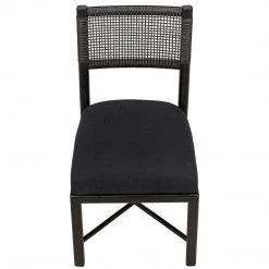 Noir Furniture Lobos Chair, Charcoal Black