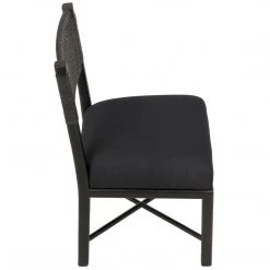 Noir Furniture Lobos Chair, Charcoal Black