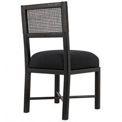 Noir Furniture Lobos Chair, Charcoal Black