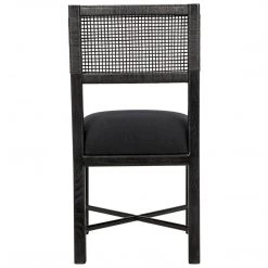Noir Furniture Lobos Chair, Charcoal Black