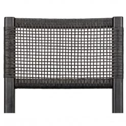 Noir Furniture Lobos Chair, Charcoal Black