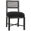 Noir Furniture Lobos Chair, Charcoal Black