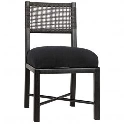 Noir Furniture Lobos Chair, Charcoal Black