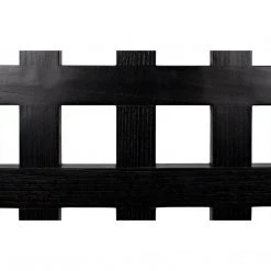 Noir Furniture Humboldt Chair, Charcoal Black Chairs