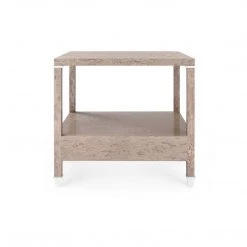 Bungalow 5 - Alessandra 1-drawer Side Table, Taupe Gray
