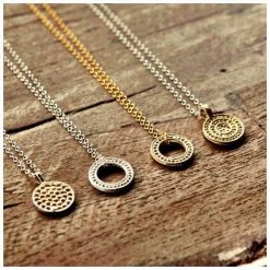 Anna Beck Jewelry Anna Beck Circle Of Life Reversible Divided Disk Necklace