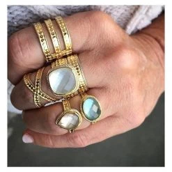 Anna Beck Jewelry Anna Beck Triple Bar Ring - Silver