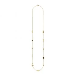 Anna Beck Jewelry Anna Beck Grey Sapphire And Pyrite Multi Disc Necklace