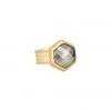 Anna Beck Jewelry Anna Beck Pyrite Hexagon Ring - Gold