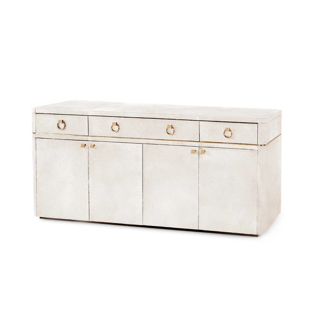 Bungalow 5 - Andre 3-drawer & 4-door Cabinet, White