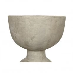 Noir Furniture Hourglass Stool, Fiber Cement