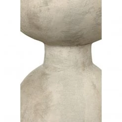 Noir Furniture Hourglass Stool, Fiber Cement