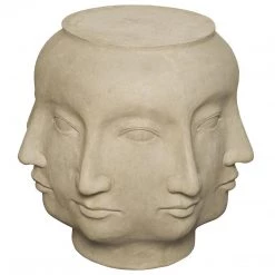 Benches & Ottomans Noir Furniture Multi-Face Stool, Fiber Cement