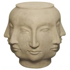 Benches & Ottomans Noir Furniture Multi-Face Stool, Fiber Cement