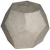 Noir Furniture Geometry Side Table/Stool, Fiber Cement