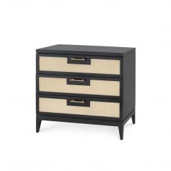 Bungalow 5 - Astor 3-drawer Side Table, Black