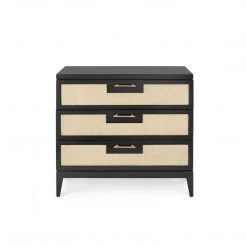 Bungalow 5 - Astor 3-drawer Side Table, Black