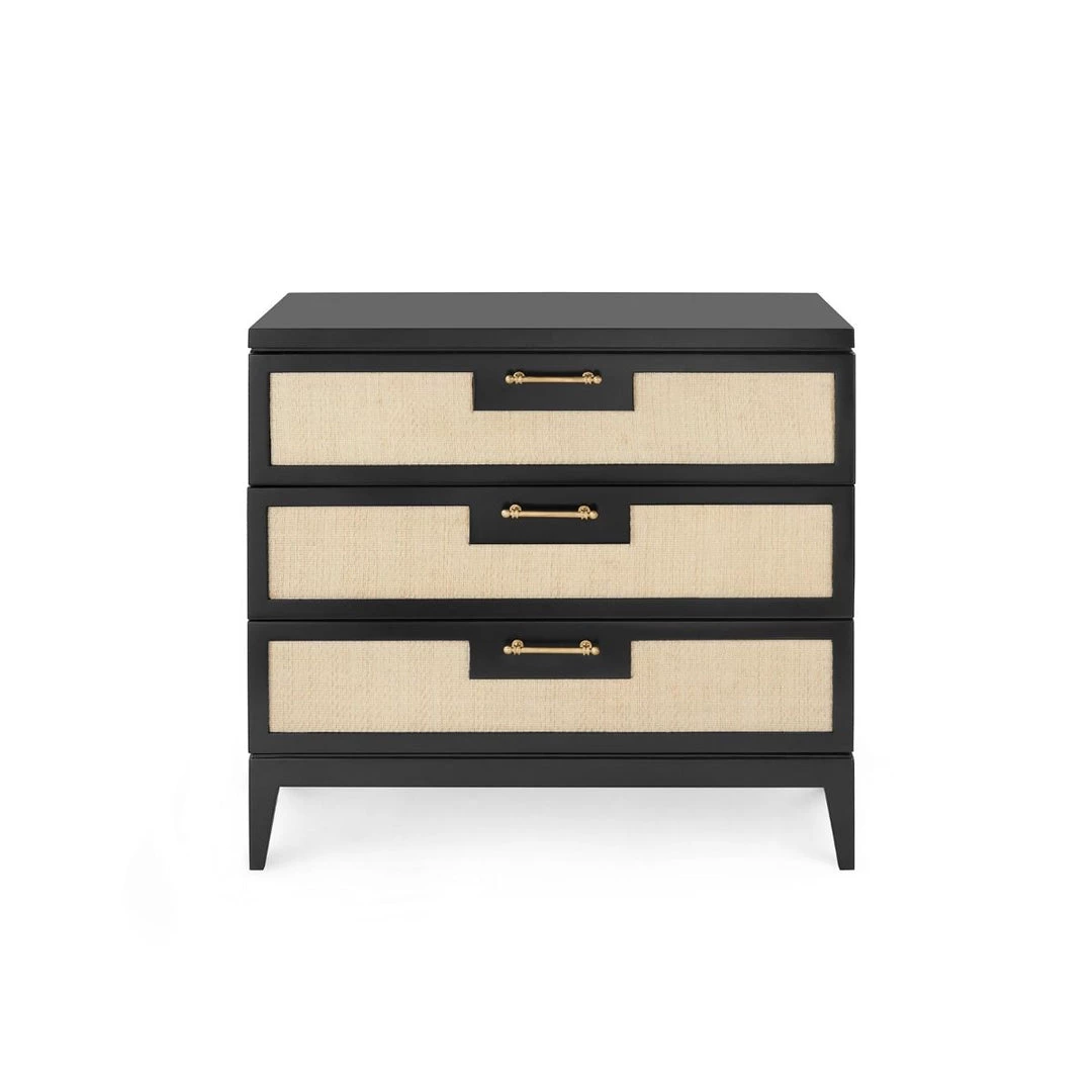 Bungalow 5 - Astor 3-drawer Side Table, Black