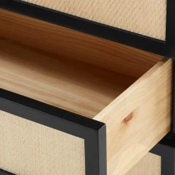 Bungalow 5 - Astor 3-drawer Side Table, Black