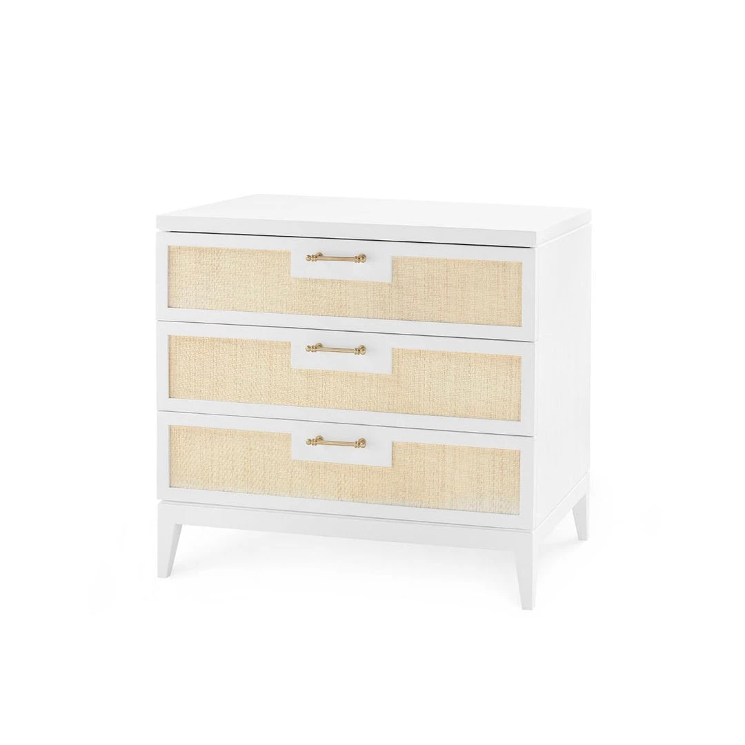 Bungalow 5 - Astor 3-drawer Side Table, White