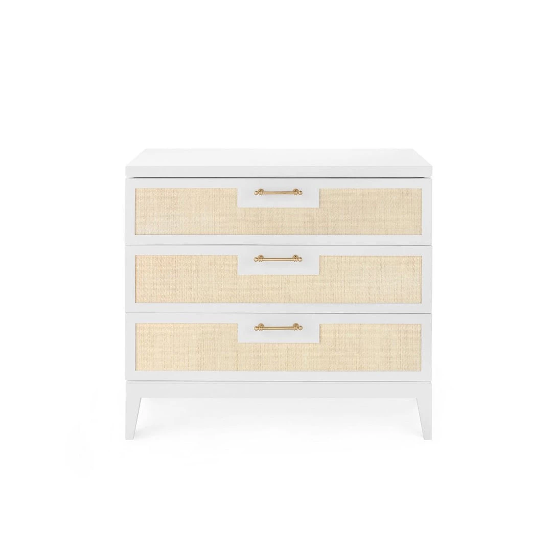 Bungalow 5 - Astor 3-drawer Side Table, White