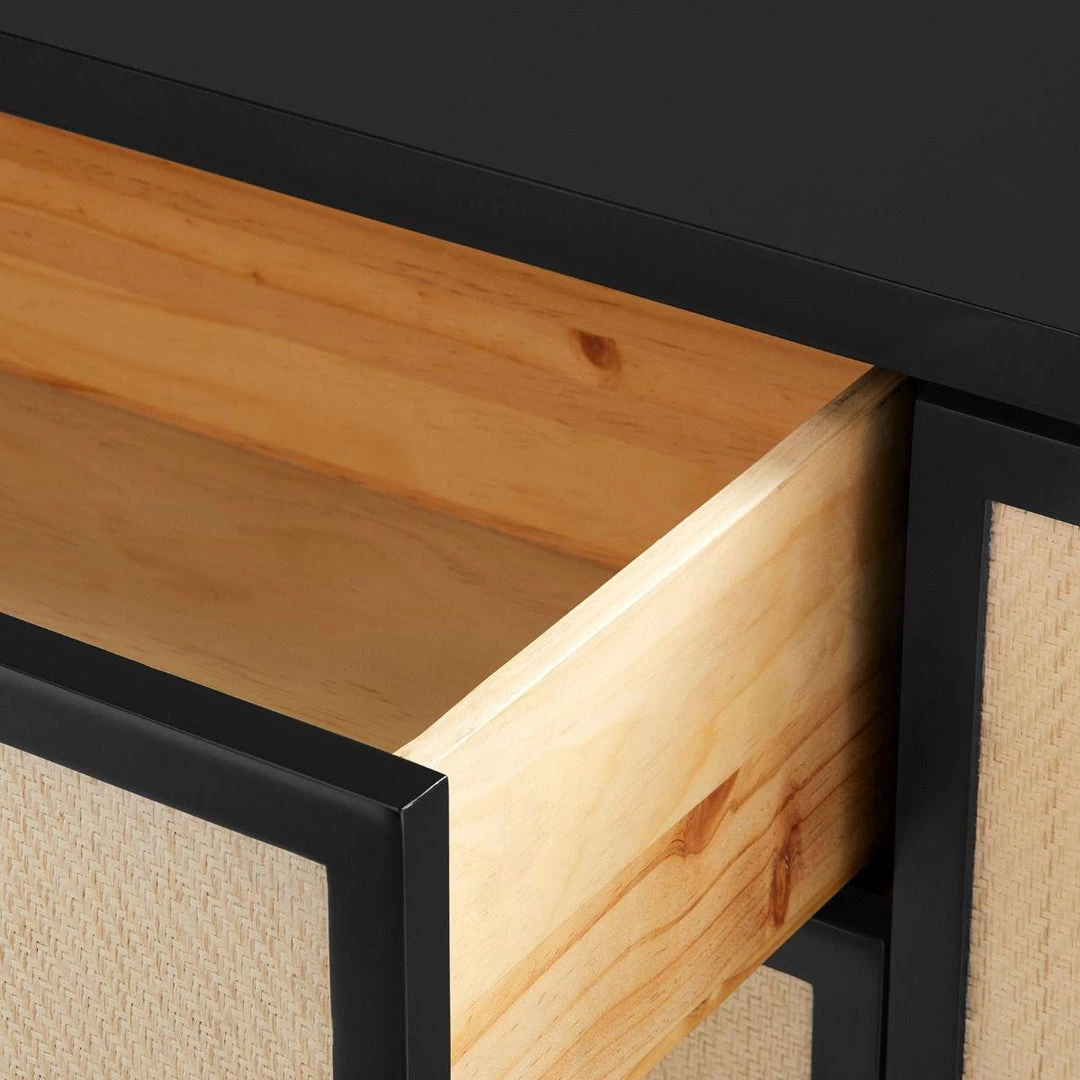 Bungalow 5 - Astor 3-drawer & 2-door Cabinet, Black